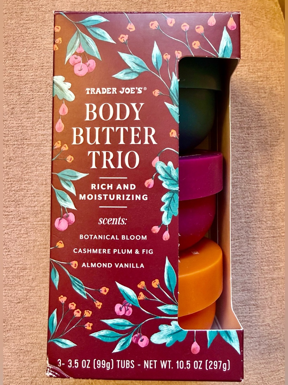 NWT Trader Joe’s Body Butter Trio – Limited Edition Holiday Seasonal Scents